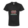 Unisex Poly-Rich V-Neck T-Shirt Thumbnail