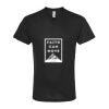 Unisex Poly-Rich V-Neck T-Shirt Thumbnail