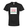 Unisex Poly-Rich V-Neck T-Shirt Thumbnail